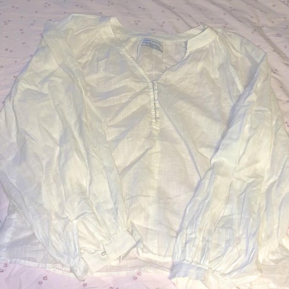 White urban outfitters peasant blouse